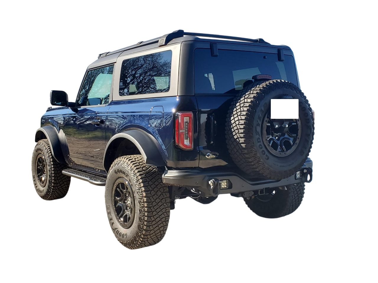 Rear Bumper With LED & 2 Hanger for Bronco 2021-2025