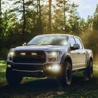 D-Series Pro LED Light Pod, Surface Mount, Spot, Pair ( RIGID ) White