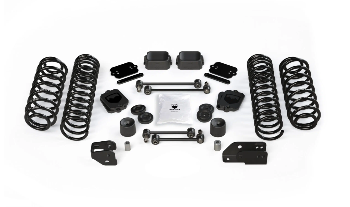 (TERAFLEX) 4.5″ Coil Spring Base Lift Kit – No Shocks for 4 Door Jeep Wrangler JL 2018-2025