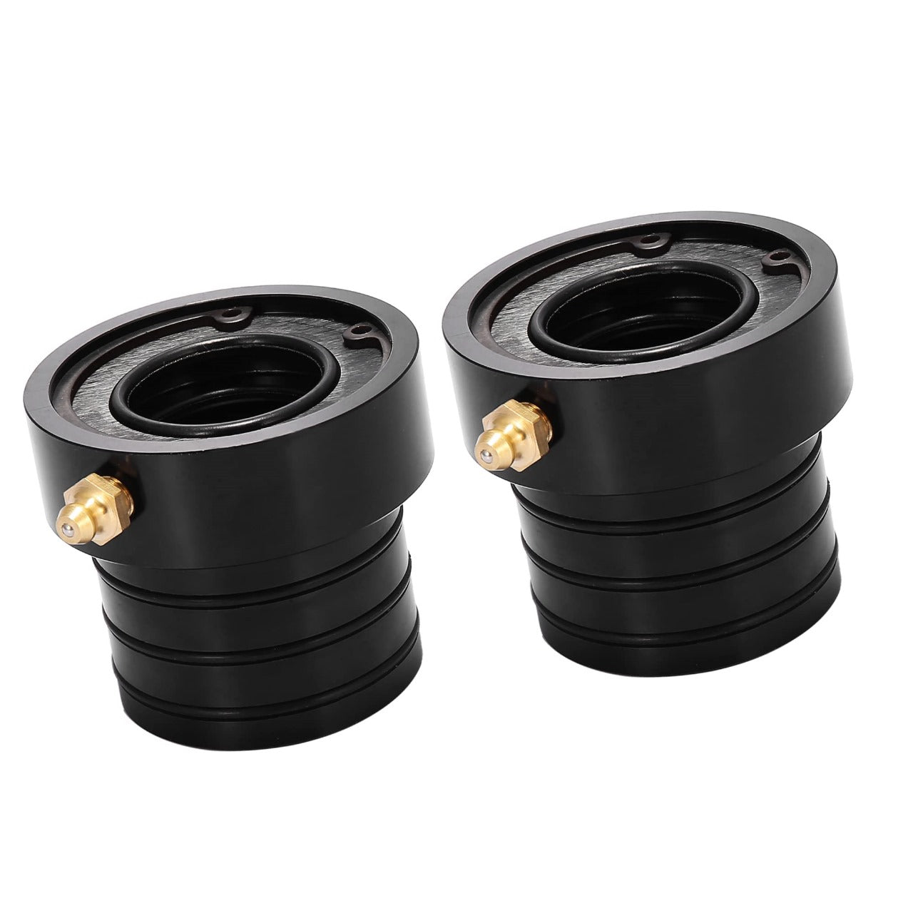 2PCS-Black Axle Tube Seal Pair MG21103 Front Outer Axle Seals Dana 30/44 for Jeep JKUR Jeep Wrangler YJ JK TJ XJ ZJ MJ