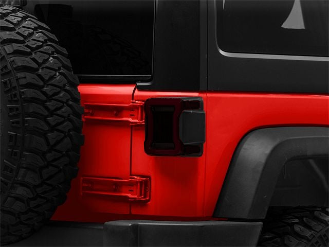 4D Black LED Tail Light For Jeep Wrangler JL 2018-2025
