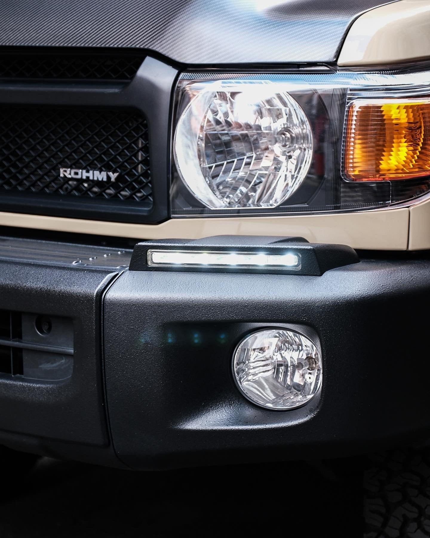 Front Bumper DRL Light for Toyota Land Cruiser 2007-2023