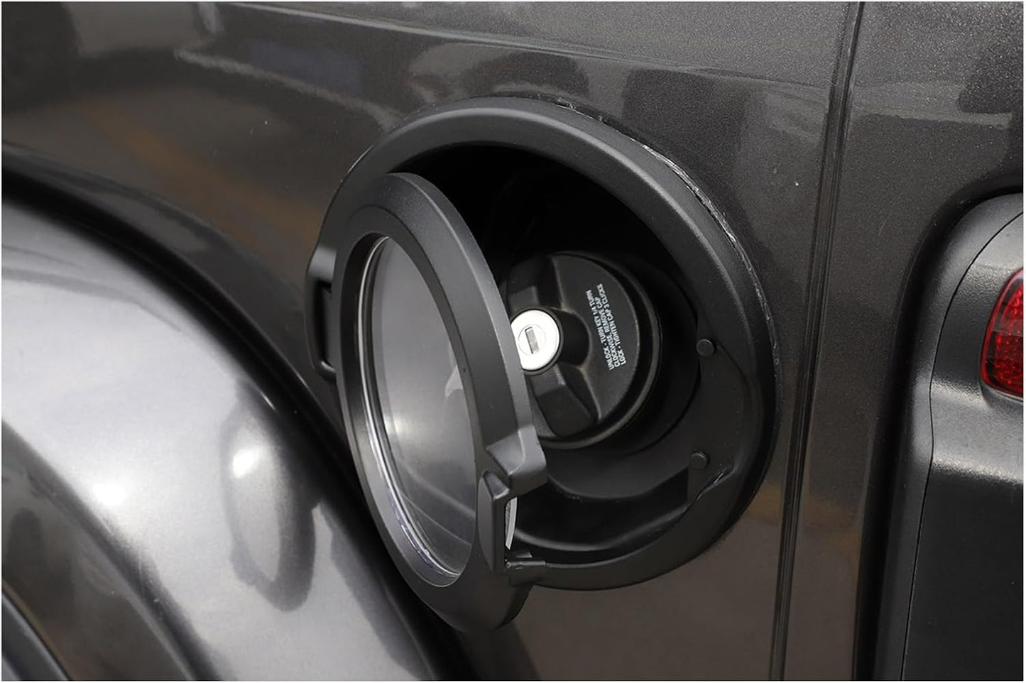 Transparent Glass Fuel Filler Door for Jeep Wrangler JL 2018 - 2025