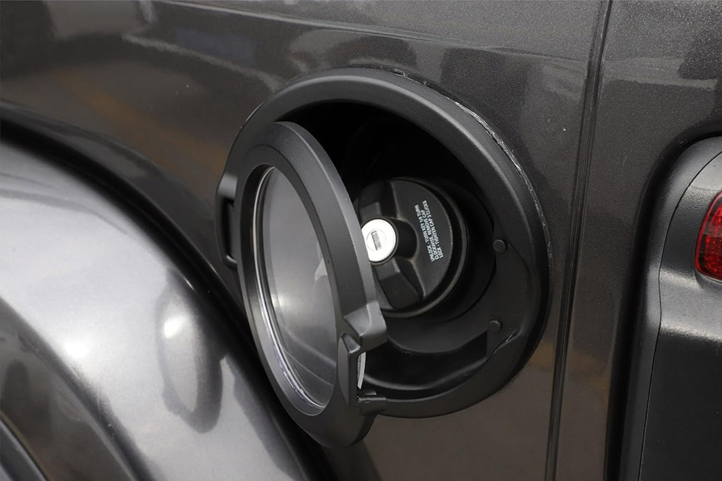 Transparent Glass Fuel Filler Door for Jeep Wrangler JL 2018 - 2025