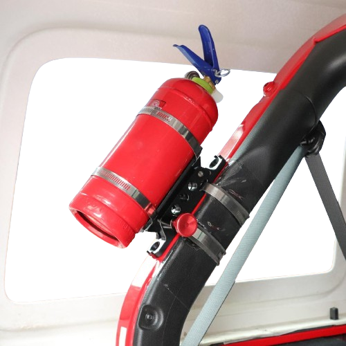 Roll Bar Fire Extinguisher Mount Aluminum for Jeep Wrangler JK & JL 2007-2025
