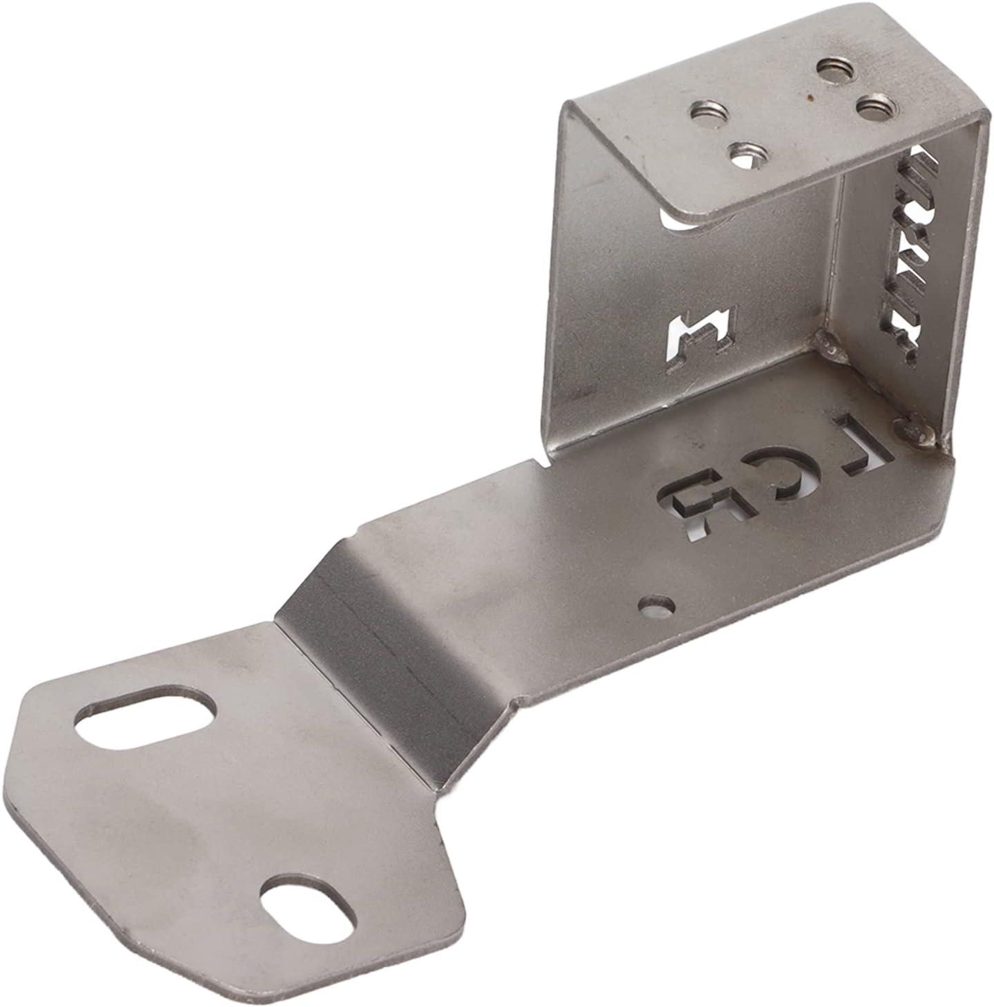 Stainless Steel Antenna Mount for Car Main Assistant Driving Position for Land Cruiser LC200 (Silver)