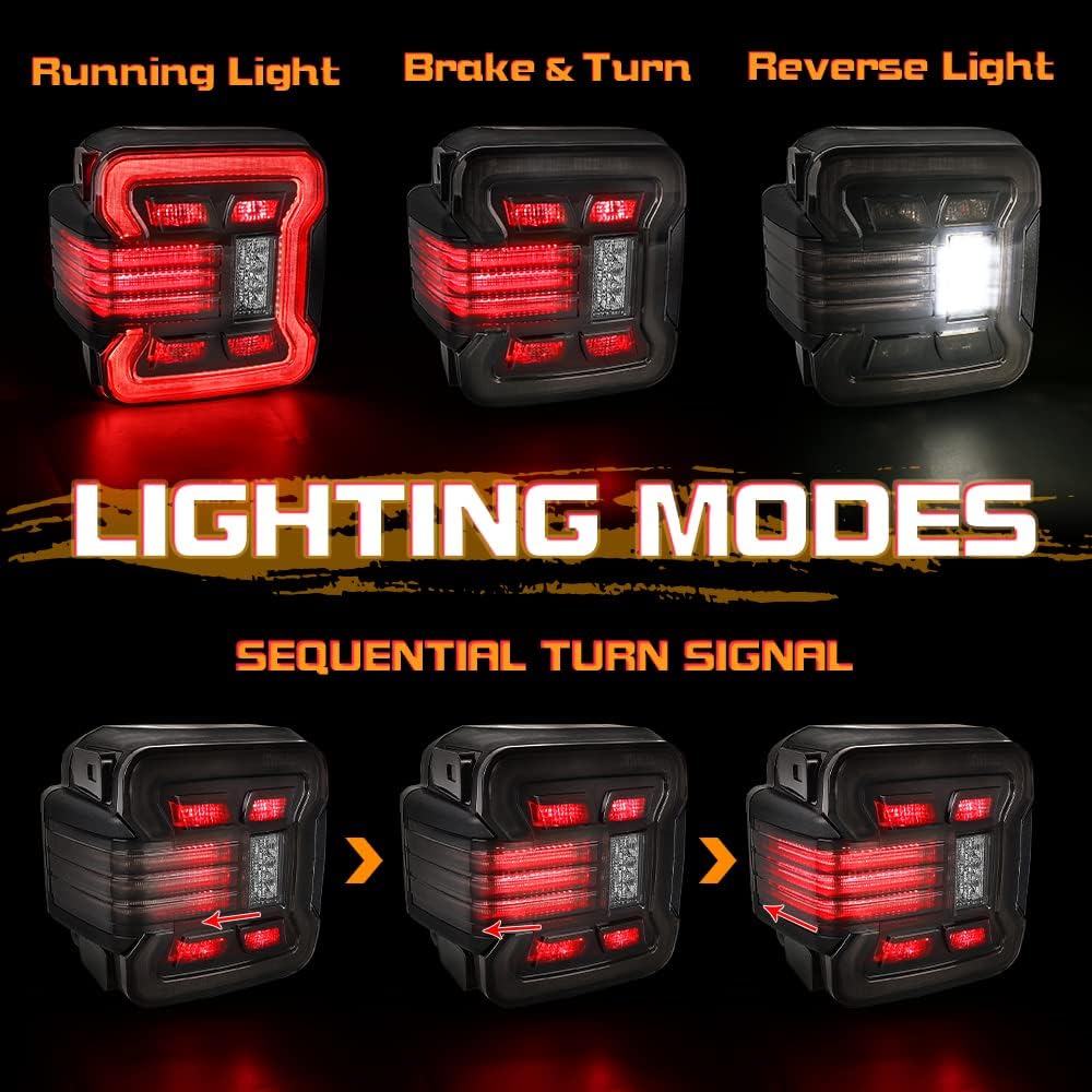Nixon Offroad Tail Light For Jeep Wrangler JK 2007 - 2017