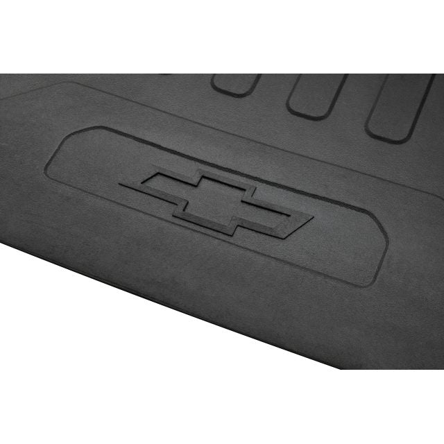 Bed Mat in Black with Bowtie Logo for Long Bed Models SILVERADO 2019-2023