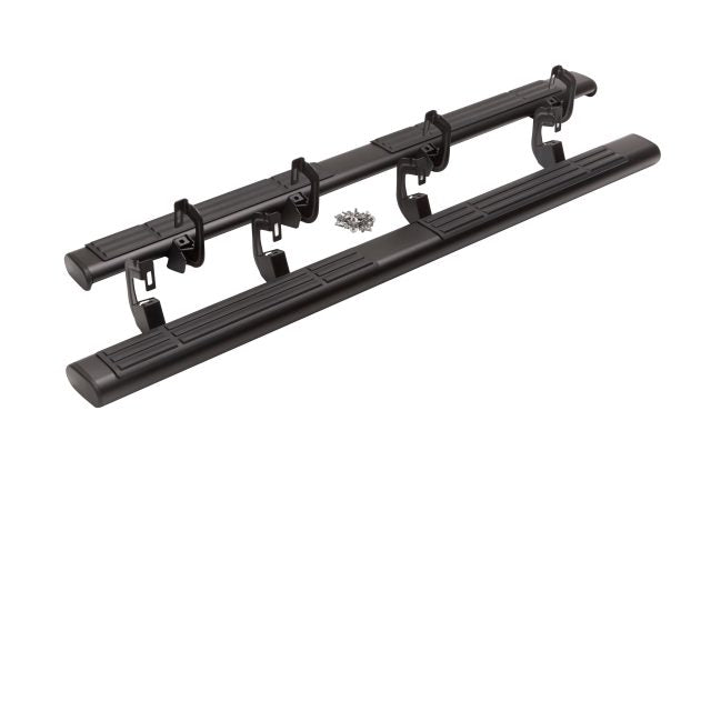 Crew Cab 6-Inch Oval Assist Steps in Black GMC & CHEVROLET