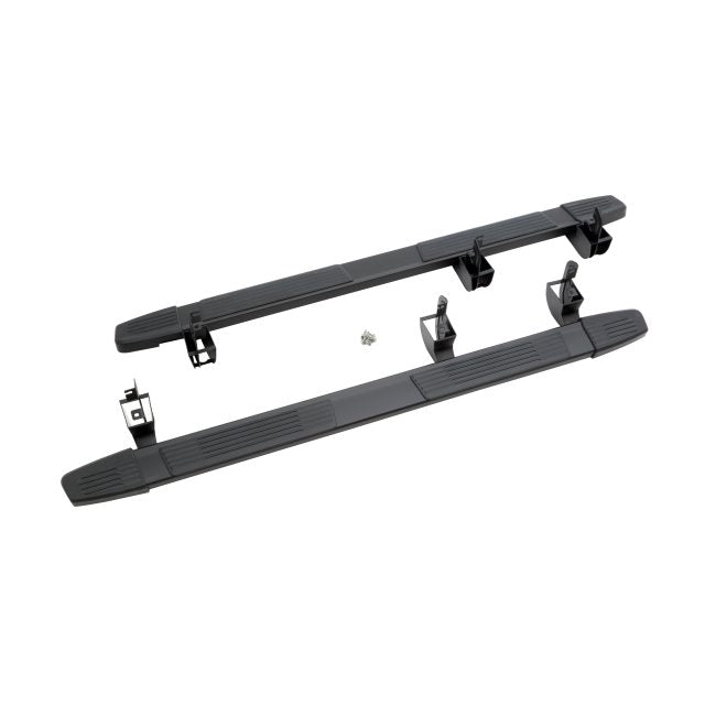Crew Cab 6-Inch Rectangular Assist Steps in Black ,CHEVROLET & GMC