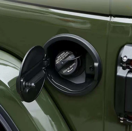 Electric Fuel Door Cover Gas Tank Cap For Jeep Wrangler JL 2018 - 2025