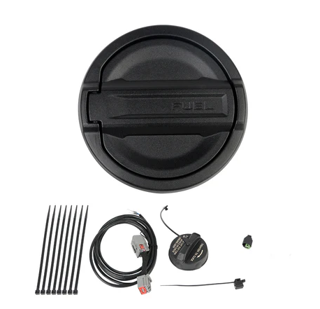 Electric Fuel Door Cover Gas Tank Cap For Jeep Wrangler JL 2018 - 2025