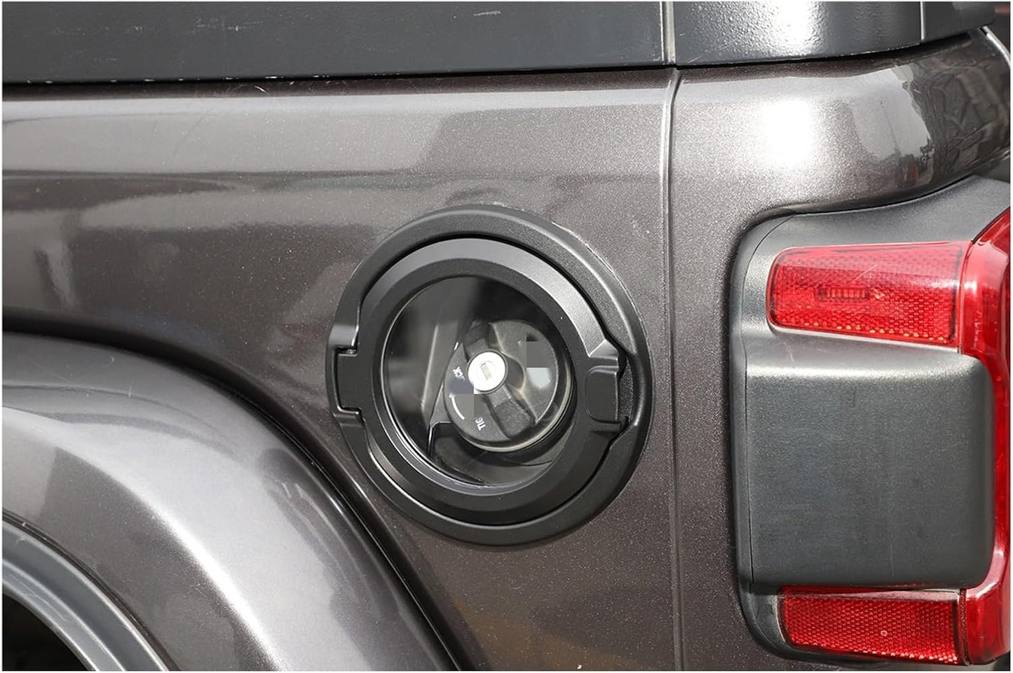 Transparent Glass Fuel Filler Door for Jeep Wrangler JL 2018 - 2025
