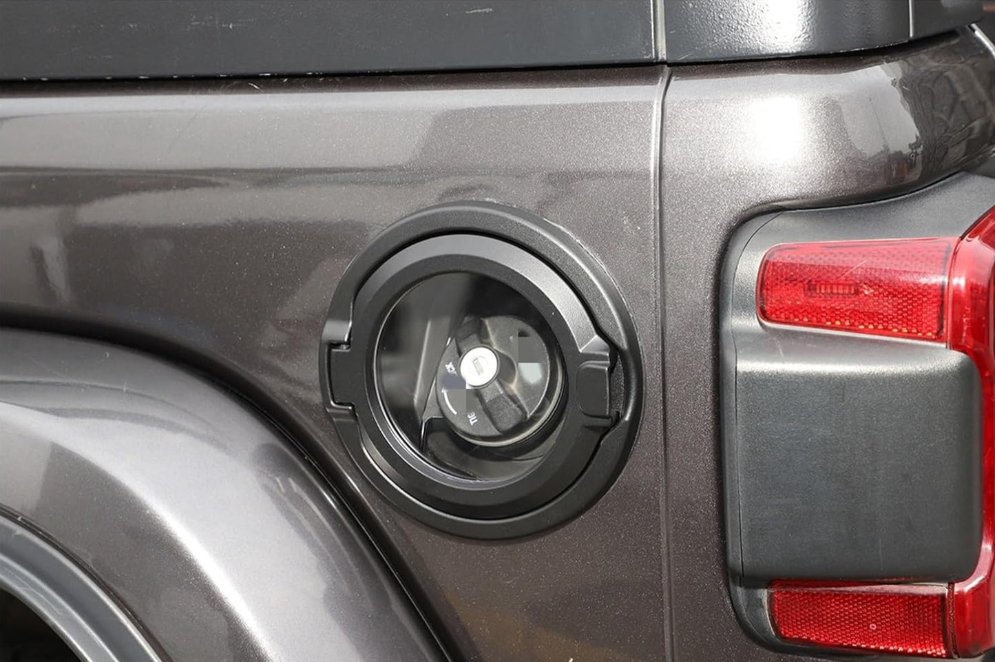 Transparent Glass Fuel Filler Door for Jeep Wrangler JL 2018 - 2025