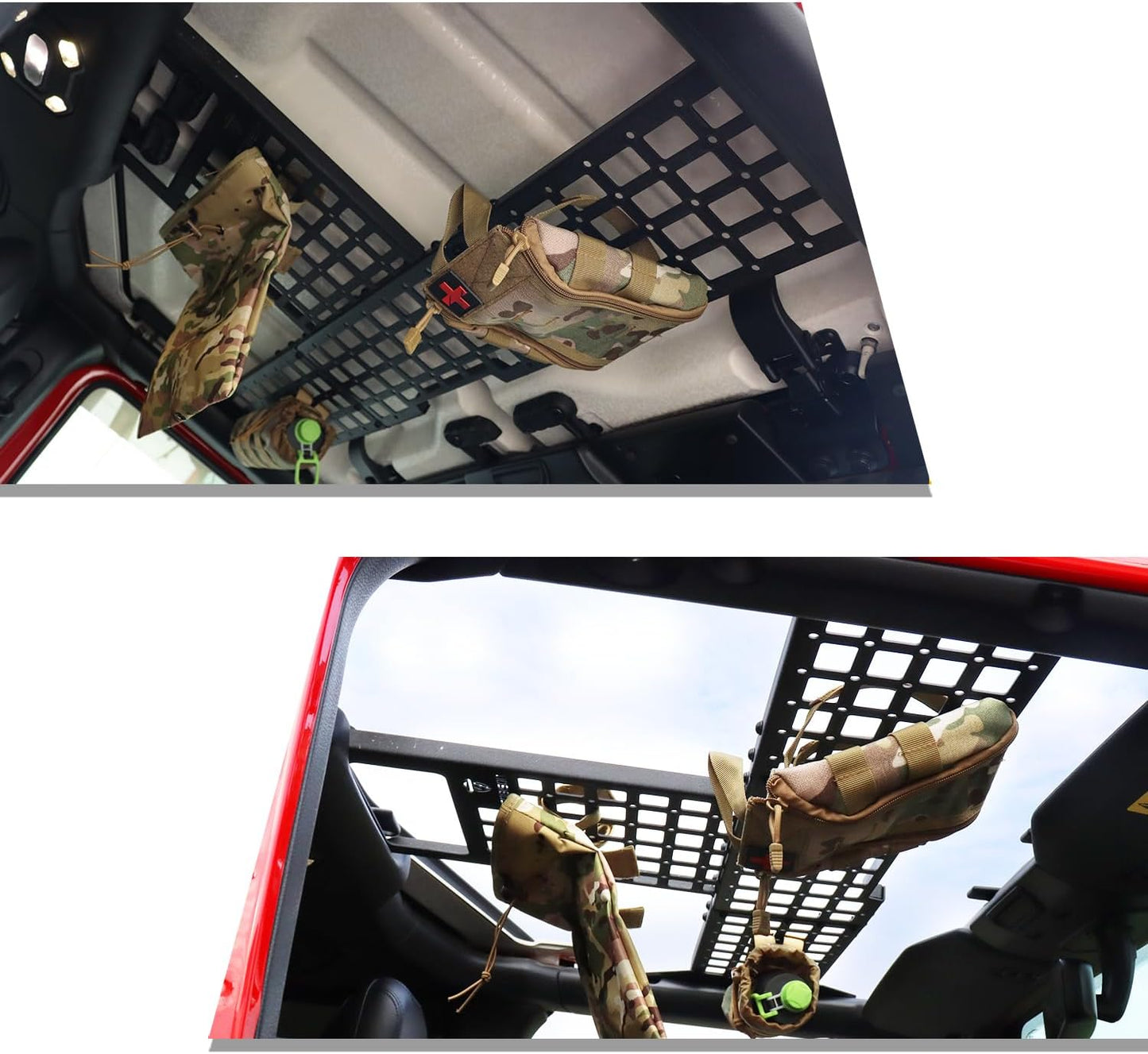 Molle Panel Roof Rack for Jeep Wrangler JL 2018 - 2025