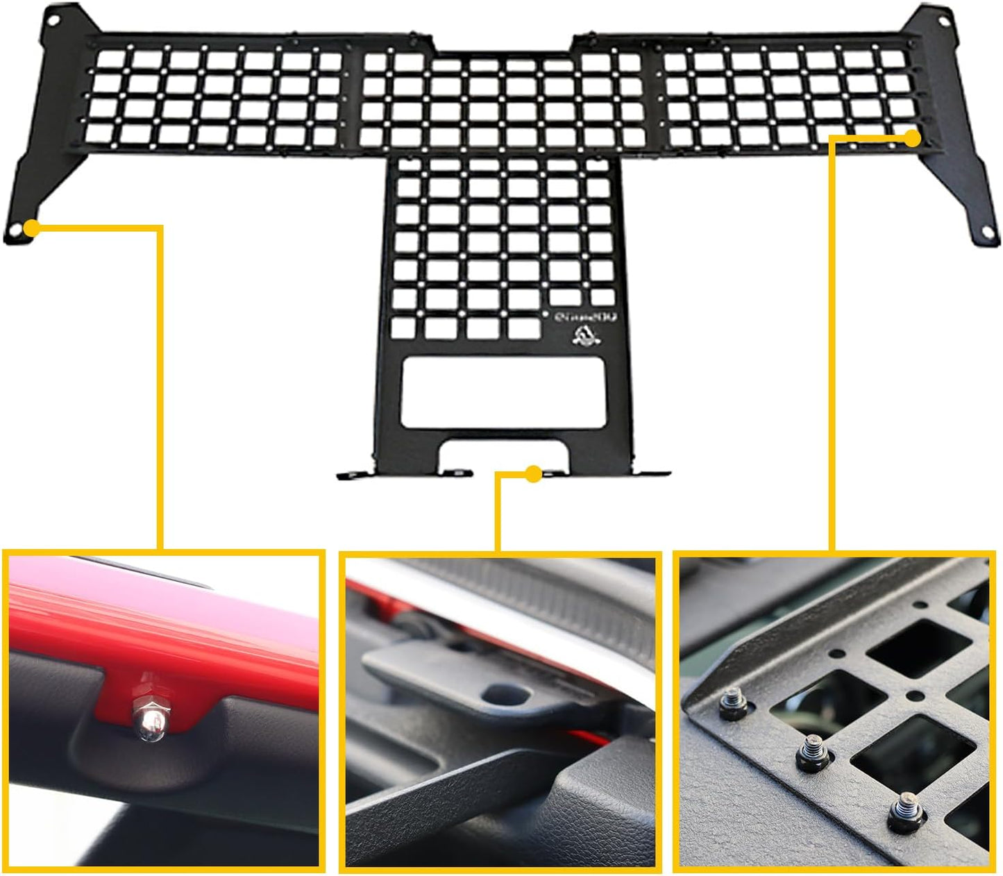 Molle Panel Roof Rack for Jeep Wrangler JL 2018 - 2025
