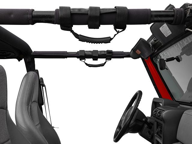 Black Grab Handles for Jeep Wrangler JK & JL 2007-2025