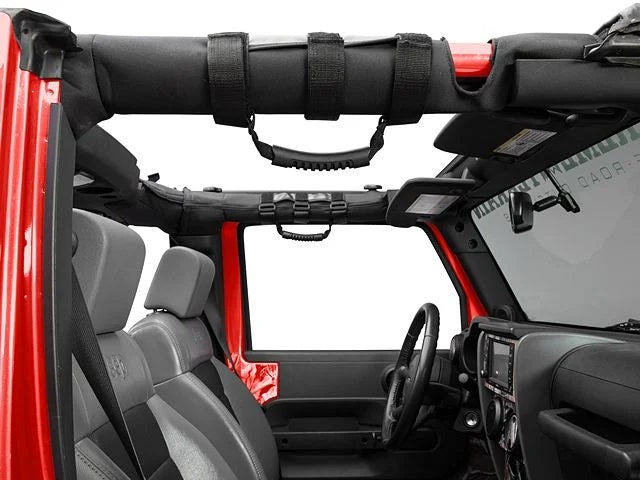 Black Grab Handles for Jeep Wrangler JK & JL 2007-2025