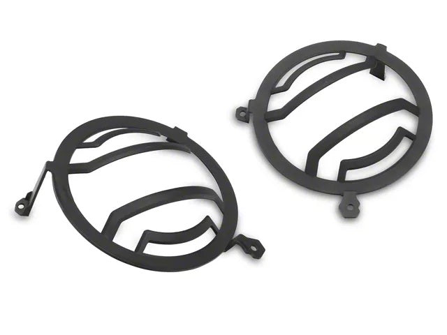 Cover Headlight Guards Black For Jeep Wrangler JL 2018 - 2025