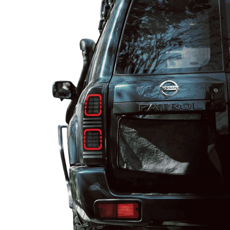 Defender Style Smoke Tail Light for Nissan Patrol Y61 2005-2016
