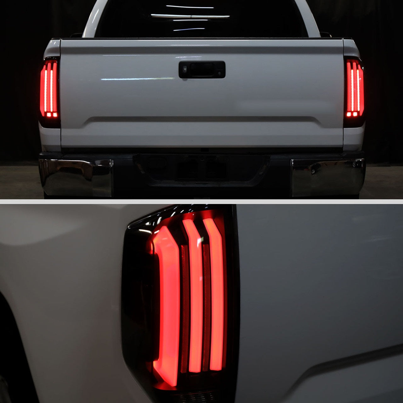 Facelift Style Full LED Tail Lights with Sequential Turn Signal for Toyota Tundra 2014-2021