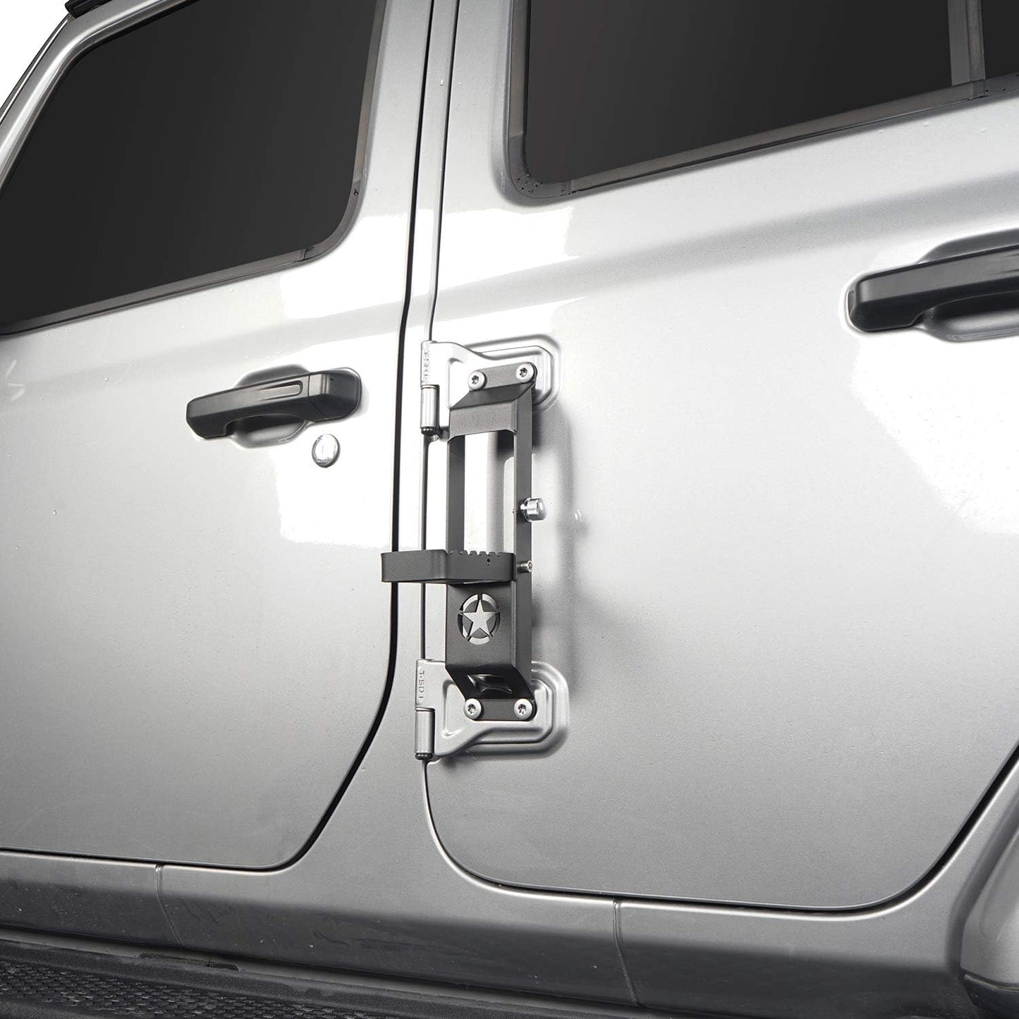 Door Hinge Step With Star Logo for Wrangler JK & JL & Gladiator 2007-2025
