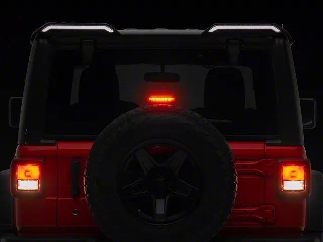 Dual Rear Spoiler With LED Lights For Jeep JL 2018 - 2025 (For American version)