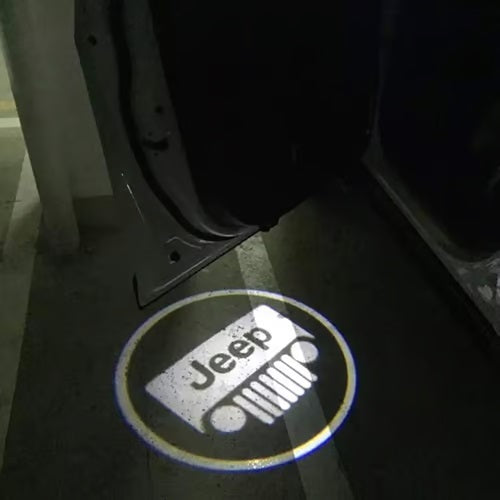 Ghost Shadow Projector Logo LED Light Courtesy Door For Jeep Wrangler JK 2007 - 2017