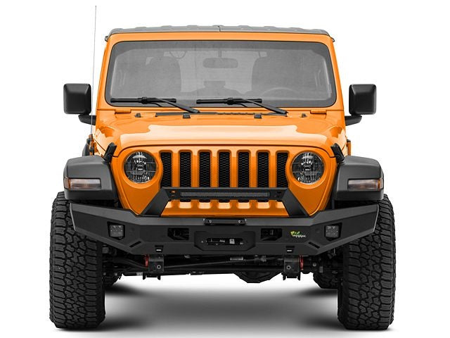 Ironman 4x4 Raid Series Front Bumper With Bar for Jeep Wrangler JK & JL & Gladiator 2007-2025