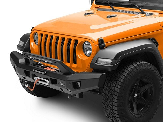 Ironman 4x4 Raid Series Front Bumper With Bar for Jeep Wrangler JK & JL & Gladiator 2007-2025