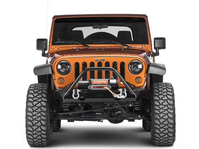 Poison Spyder Front Bumper With Long Bar for Jeep Wrangler JK & JL & Gladiator 2007-2025