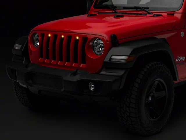 Oracle Amber LED Grille Lights for Jeep Wrangler JK & JL & Gladiator 2007-2023