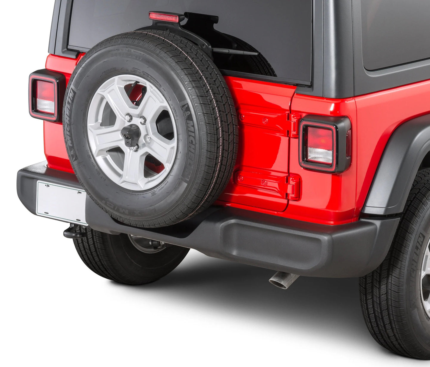 Plastic Rubicon Rear Bumper for Jeep Wrangler JL 2018-2025