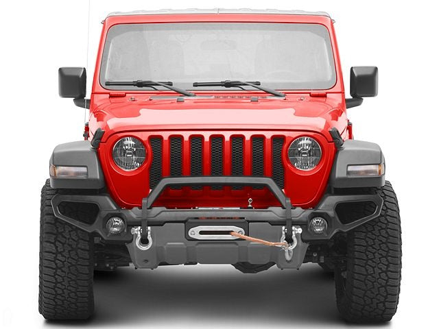 RR Front Bumper With Bar for Jeep Wrangler JK & JL & Gladiator 2007-2025
