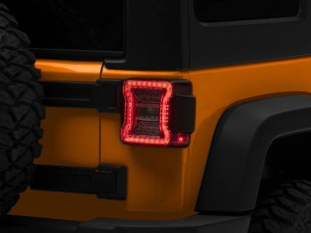 Red Tail Light Conversion JK To JL for Jeep Wrangler JK 2007-2017
