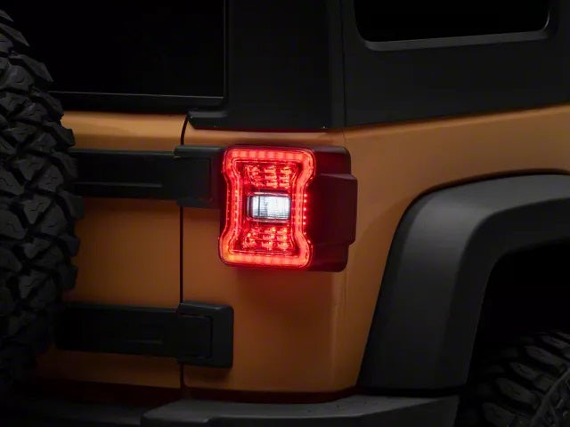 Red Tail Light Conversion JK To JL for Jeep Wrangler JK 2007-2017