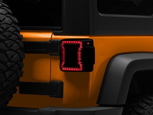 Smoked Tail Light Conversion JK To JL for Jeep Wrangler JK 2007-2017