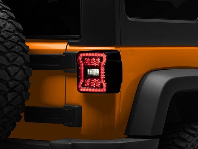 Smoked Tail Light Conversion JK To JL for Jeep Wrangler JK 2007-2017