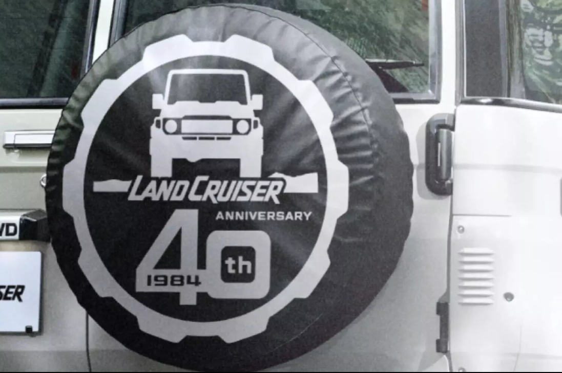 40th Anniversary Spare Tire Cover for Toyota Land Cruiser 2007-2021
