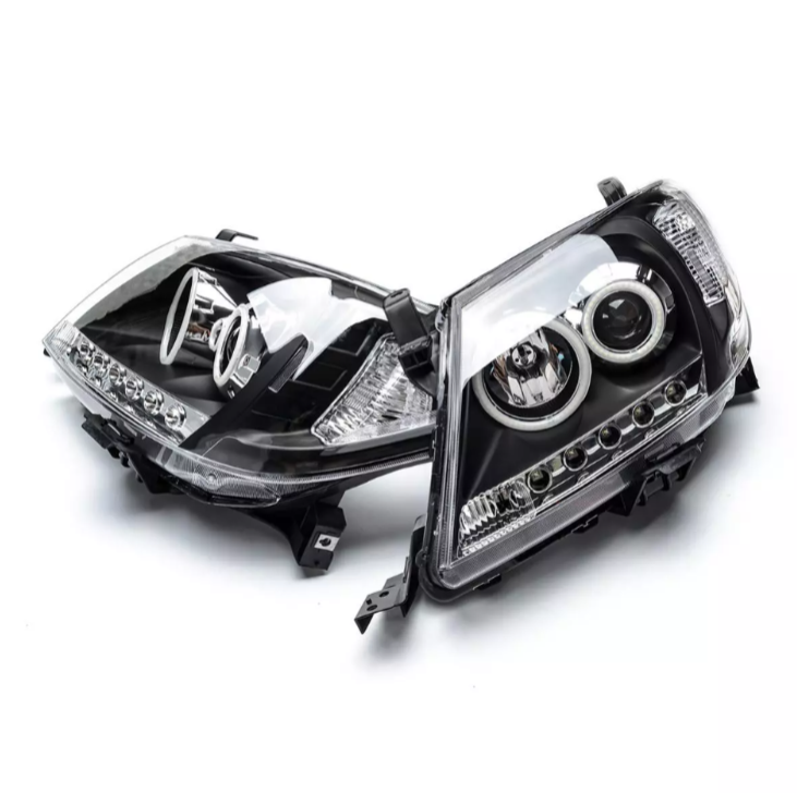 LED Headlights With Ring Fit Toyota Hilux Vigo 2005-2011