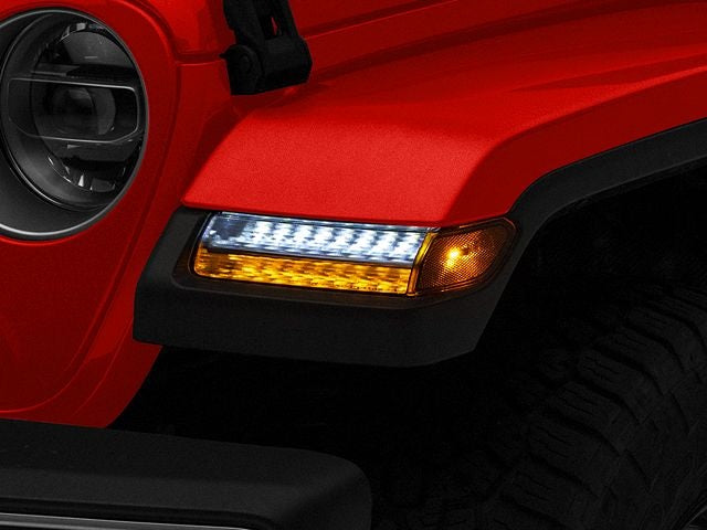 Smoked Fender Light for Jeep Wrangler JL & Gladiator 2018-2025