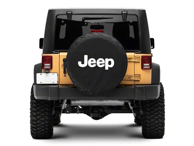 Spare Tire Cover With Logo for Jeep Wrangler JK & JL 2007-2025