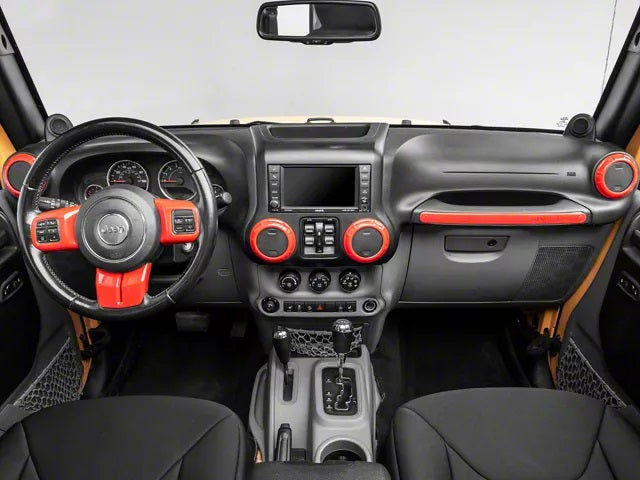 Steering Wheel Dashboard Air Cover Trim Kit for Jeep Wrangler JK 2011-2017