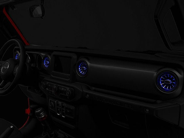 Turbo Air AC Vent With LED Light for Jeep Wrangler JL & Gladiator 2018-2025