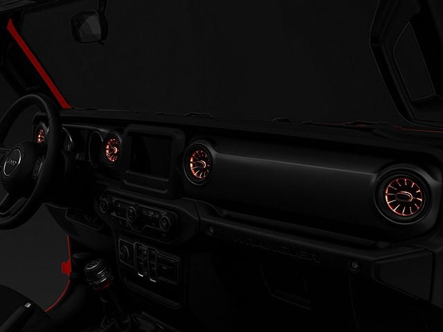 Turbo Air AC Vent With LED Light for Jeep Wrangler JL & Gladiator 2018-2025