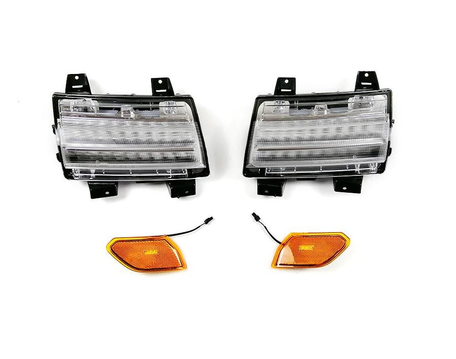 White LED Fender Light for Jeep Wrangler JL & Gladiator 2018-2025