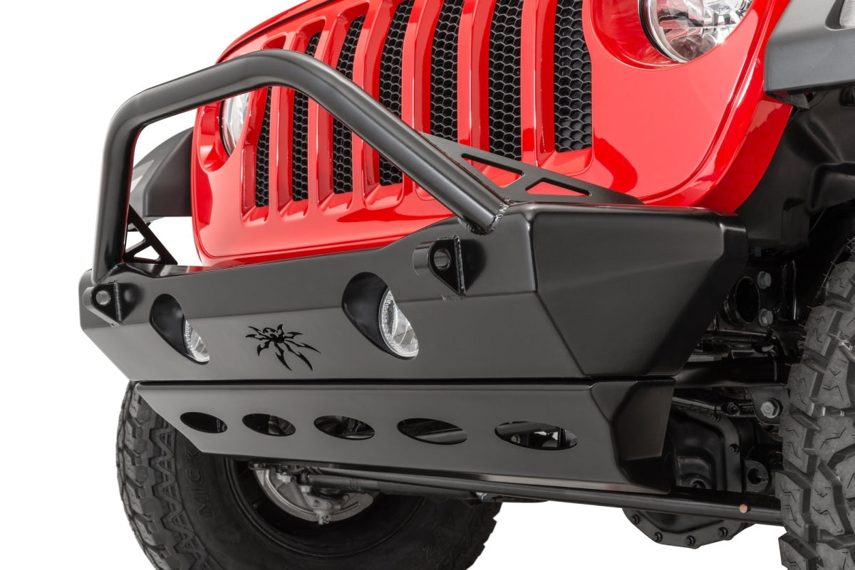Poison Spyder Front Bumper Skid Plate for Jeep Wrangler JK & JL 2007-2025