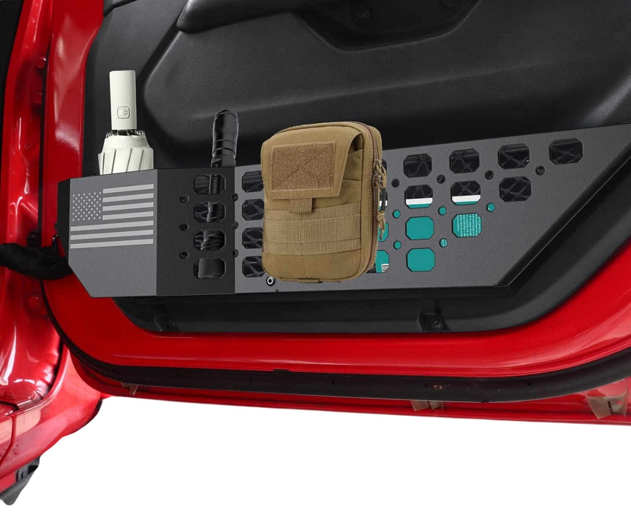 Front Door Pocket Molle Panels for Jeep Wrangler JL 2018 - 2025