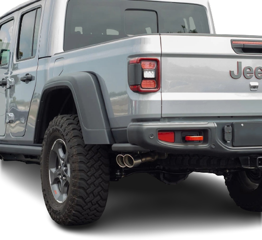 exhaust copy "BORLA 2020  - 2024 JEEP GLADIATOR JT 3.6L V6 AT/MT AWD 2.75-2IN ATAK CATBACK CERAMIC BLK TAILPIPE & TIPS "