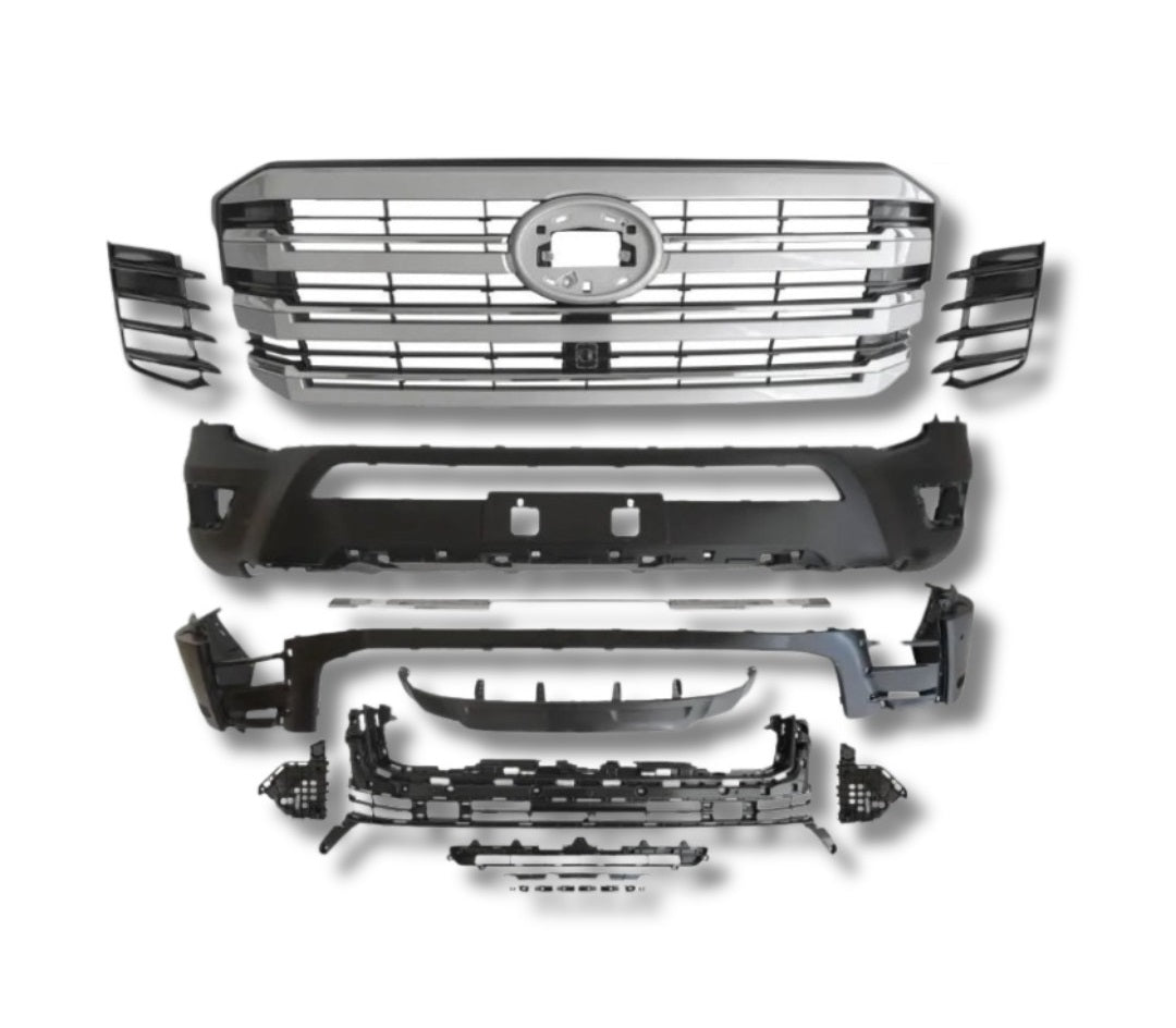 Front Bumper with Grille for Toyota Land Cruiser 2022-2024